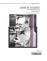 Duarte | Five Moods Five Moods for guitar & flute