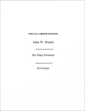 Duarte | Six Easy Pictures Op. 57 for solo guitar