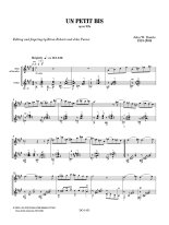 Duarte | Un petit bis for guitar and flute