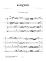 Dunkel | Quatre visions for 4 flutes