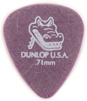 Dunlop 417R071 Gator Grip .71mm Magenta, One Pick