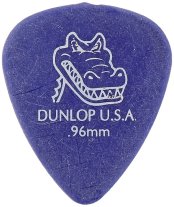 Dunlop 417R096 Gator Grip .96mm Indigo, One Pick