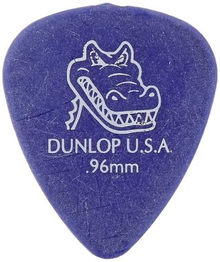Dunlop 417R096 Gator Grip .96mm Indigo, One Pick