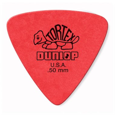 Dunlop 431R050 Tortex Triangle, .50mm, Red, One Pick