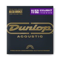 Dunlop 80/20 Bronze Acoustic Guitar Strings, 11-52