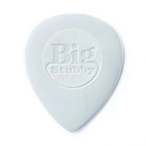 Dunlop Big Stubby Nylon Pick 1.0 mm Light Gray, One Pick Dunlop Big Stubby Nylon Pick 1.0 mm Light Gray, One Pick