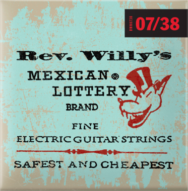 Dunlop Billy Gibbons Rev. Willy Electric Strings Super Fine 7-38