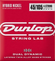 Dunlop DBHYN45105 Hybrid Nickel Wound Electric Bass Strings, 45-105