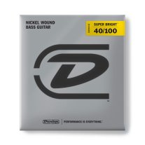 Dunlop DBSBN40100 Super Bright Nickel 4 String Bass, 40-100