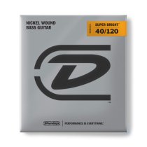 Dunlop DBSBN40120 Super Bright Nickel 5 String Bass, 40-120
