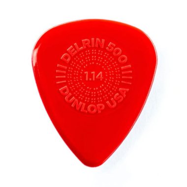Dunlop Delrin 500 Prime Grip 1.14 mm Red, One Pick