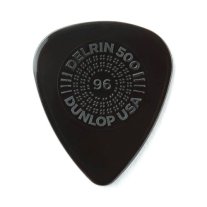 Dunlop Delrin 500 Prime Grip .96 mm Black, One Pick