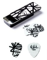 Dunlop EVHPT03 Eddie Van Halen VH I Black Stripes Pick Tin, 6 Picks