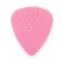 Dunlop Fat Mike NOFX Nylon Standard .60mm Pink, one pick