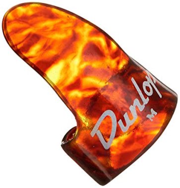Dunlop Finger Pick Medium 9010R Shell, One Pick