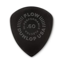 Dunlop Flow Nylon Pick 0.60mm, Black, One Pick