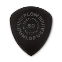 Dunlop Flow Nylon Pick 0.60mm, Black, One Pick