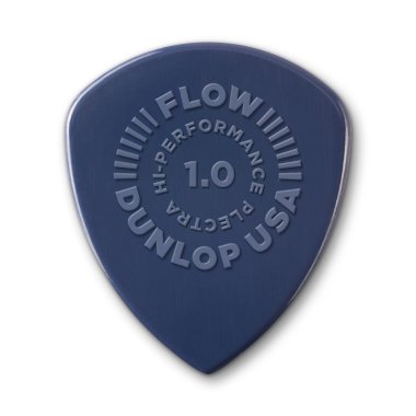 Dunlop Flow Nylon Pick 1.0mm, Blue, One Pick