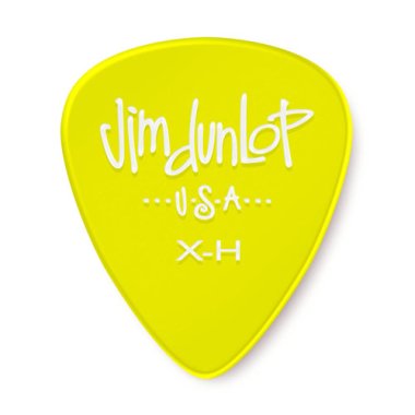 Dunlop Gel Pick Extra Heavy Yellow 486, One Pick