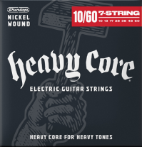 Dunlop Heavy Core Nickel Wound Electric Guitar, Heavy 10-60 (7 String)