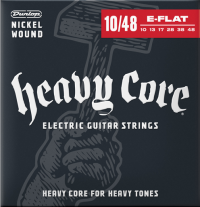 Dunlop Heavy Core Nickel Wound Electric Guitar Strings, Heavy 10-48