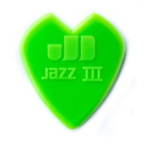 Dunlop Kirk Hammett Jazz III Pick, Green, one pick