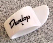 Dunlop LEFTY Thumb Pick Large 9013R White, One Pick