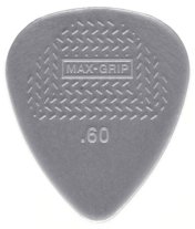 Dunlop Max-Grip Nylon .60mm Light Gray, One Pick
