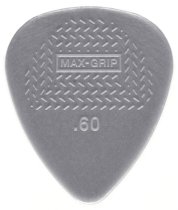 Dunlop Max-Grip Nylon .60mm Light Gray, One Pick