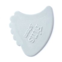Dunlop Nylon Fin Pick .67 mm Light Gray, One Pick