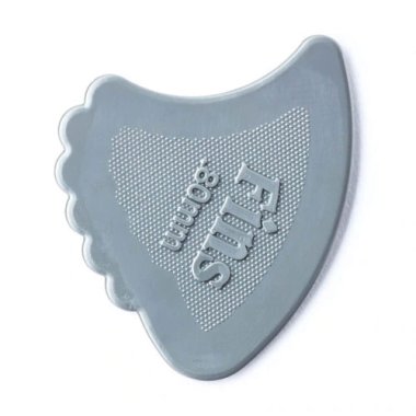 Dunlop Nylon Fin Pick .80 mm Gray, One Pick