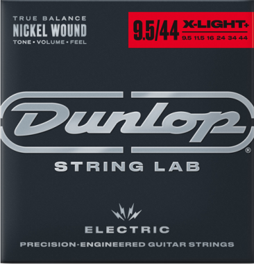Dunlop Performance+ Nickel Wound Electric Guitar, Hybrid Light 9.5-44