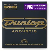 Dunlop Phosphor Bronze Acoustic Guitar Strings, 11-52