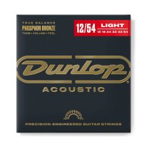 Dunlop Phosphor Bronze Acoustic Guitar Strings, 12-54