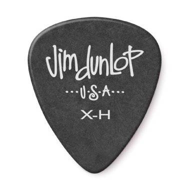 Dunlop Polys Extra-Heavy Black, One Pick