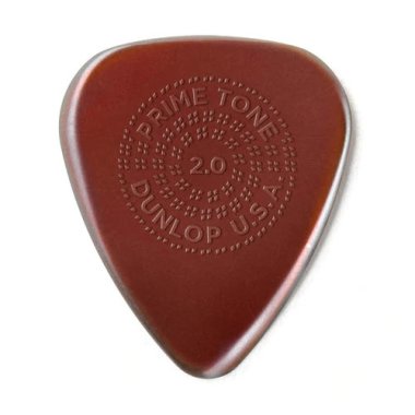 Dunlop Primetone Standard Grip Pick 2.0 mm Burgundy, One Pick