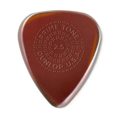 Dunlop Primetone Standard Grip Pick 2.50 mm Burgundy, One Pick