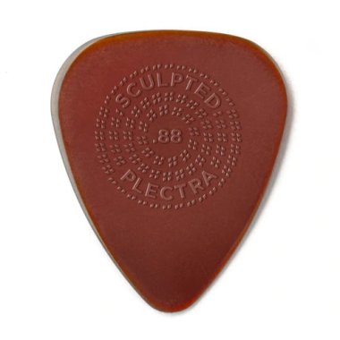 Dunlop Primetone Standard Grip Pick .88 mm Burgundy, One Pick