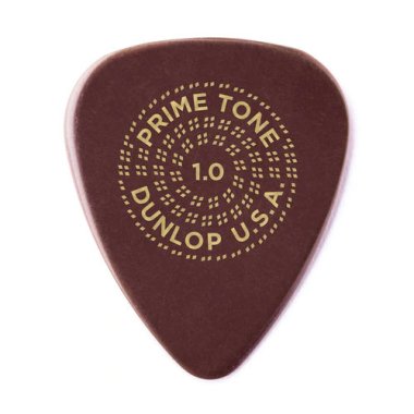 Dunlop Primetone Standard Smooth Pick 1.0 mm Burgundy, One Pick