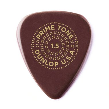 Dunlop Primetone Standard Smooth Pick 1.50 mm Burgundy, One Pick