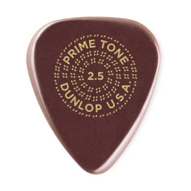 Dunlop Primetone Standard Smooth Pick 2.50 mm Burgundy, One Pick
