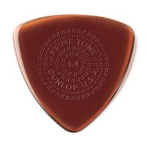 Dunlop PrimeTone Triangle Grip Guitar Pick 1.4mm Burgundy, One Pick
