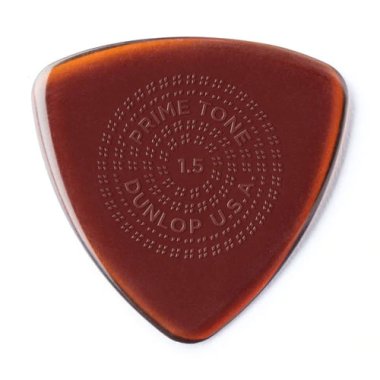 Dunlop PrimeTone Triangle Grip Guitar Pick 1.5mm Burgundy, One Pick
