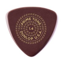 Dunlop PrimeTone Triangle Smooth Guitar Pick 1.4mm Burgundy, One Pick