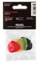 Dunlop PVP103 Jazz III Pick Variety Pack, 6 Picks