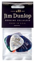 Dunlop PVP106 Celluloid Medium Pick Variety Pack, 12 Picks
