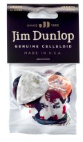 Dunlop PVP107 Celluloid Heavy Pick Variety Pack, 12 Picks