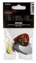 Dunlop PVP112 Acoustic Pick Variety Pack, 12 Picks
