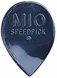 Dunlop Speedpick Medium Jazz 10-degree angle, Black, One Pick
