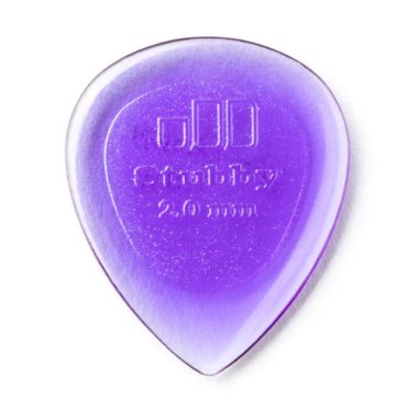 Dunlop Stubby Jazz Pick 2.0 mm Light Purple, One Pick